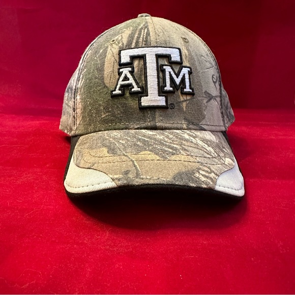 Camo Texas A&M strap back hat baseball cap NWT - Picture 4 of 12